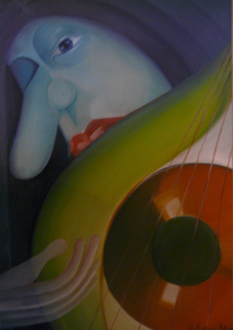 Hallod a muzsikát? 60X40, olaj, farost