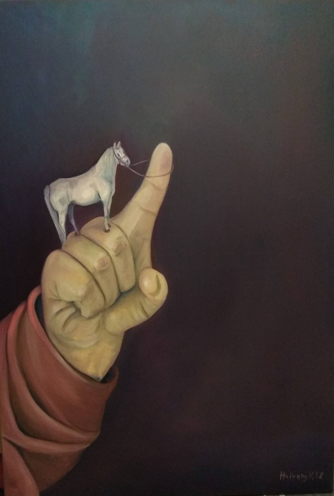 Pihenő - 2018. 100cm ×70 cm, oil on canvas