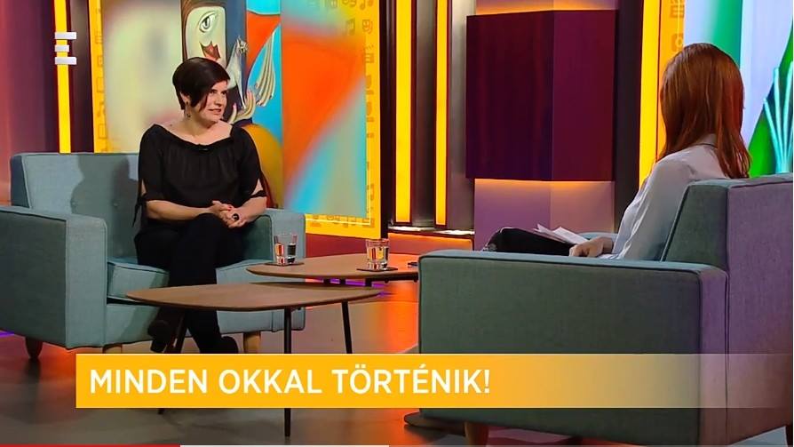 2018. április 10. Echo Tv - Kultúrklub - Hatvany Viktória