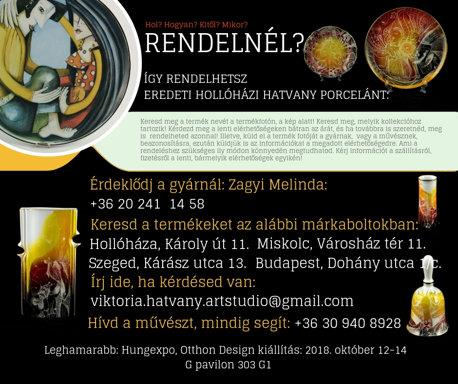Hatvany Porcelán megrendelések