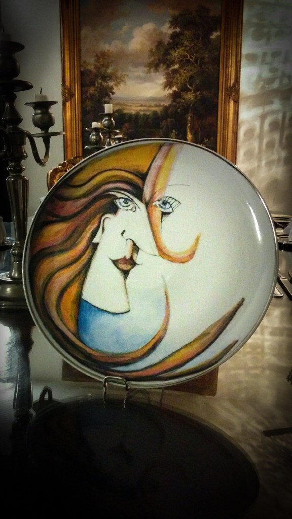 Hermina - tányér - Hatvany Hollóházi Porcelán - Hermina dekor