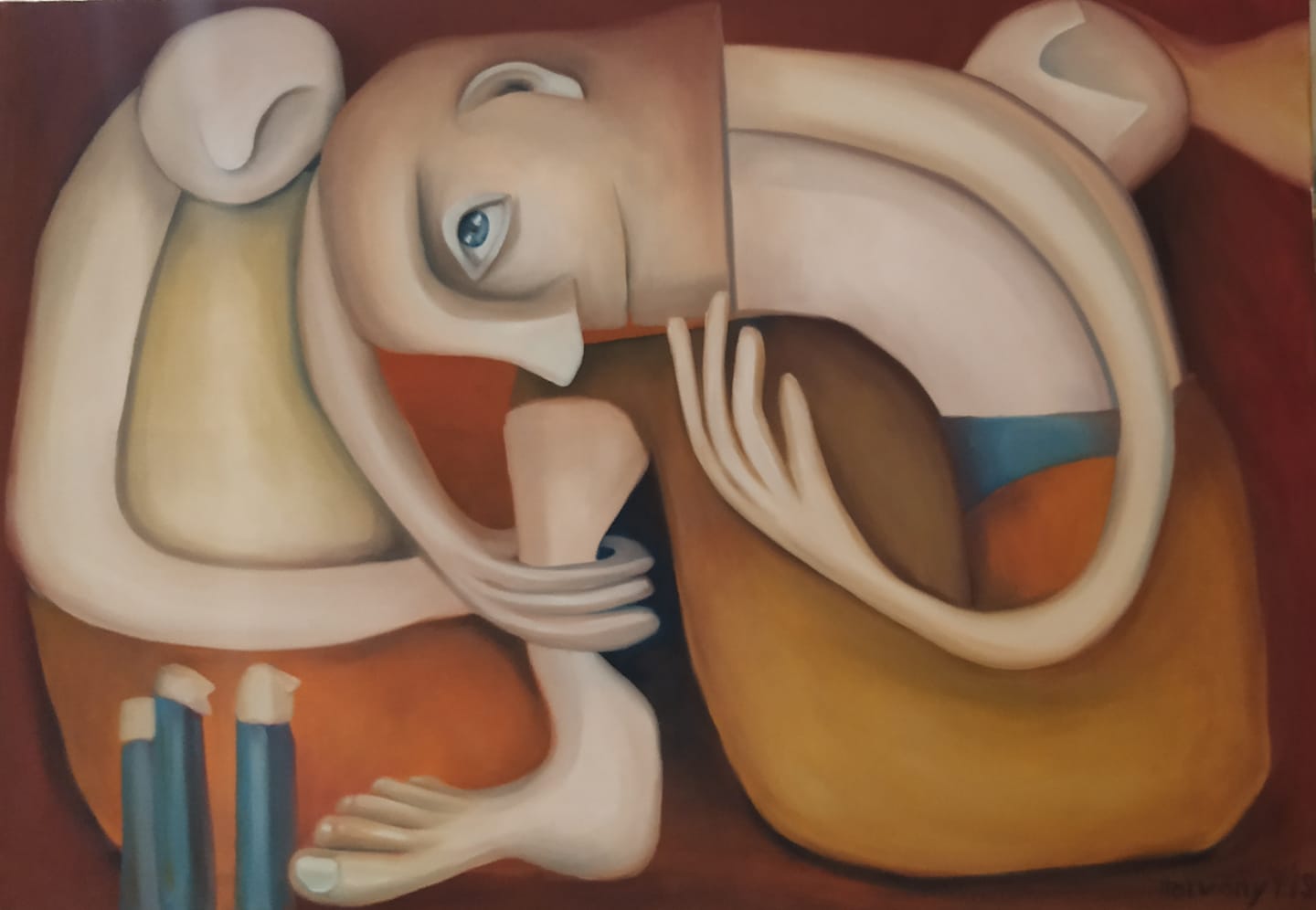 2019. 70 cm x 100 cm, olaj, vászon.