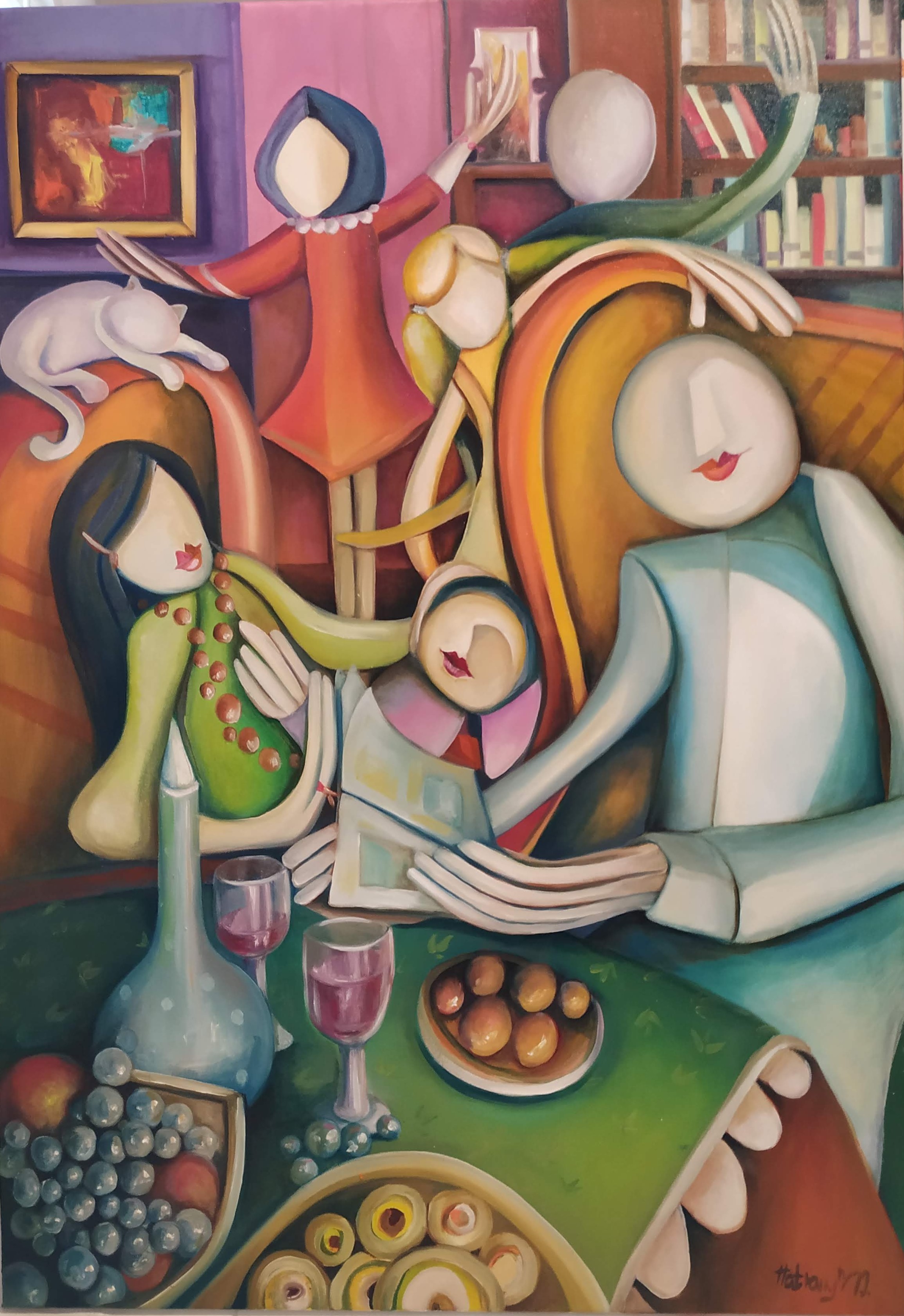 2019. A teljesség felé - 70 cmx100 cm, olaj, vászon