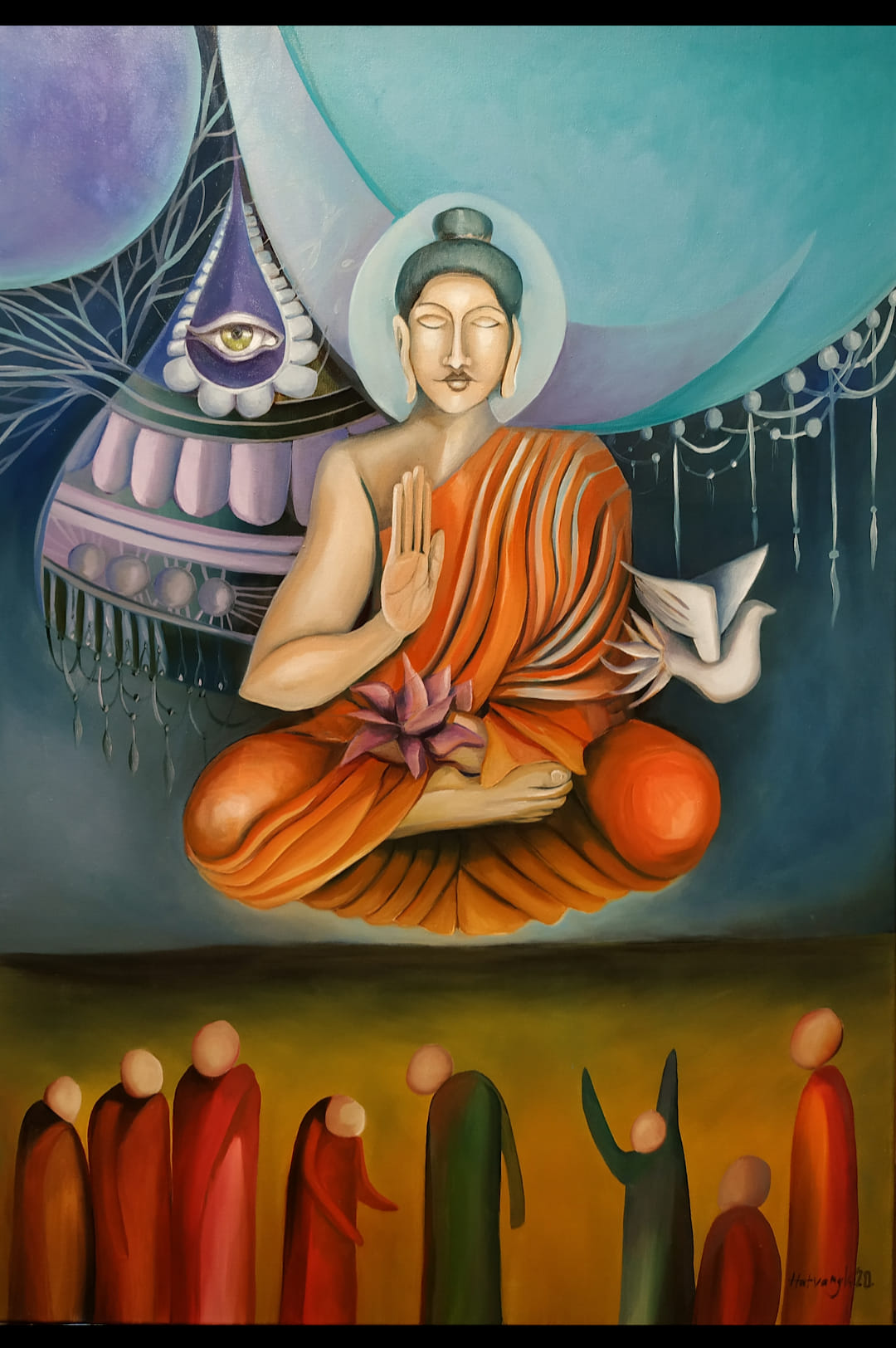 Szaddha - 100 cm X 70 cm - eladva